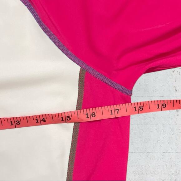 NWT RLX Ralph Lauren 1/4 Zip Golf Shirt XS Pullover Long Sleeve White Pink - Picture 8 of 10